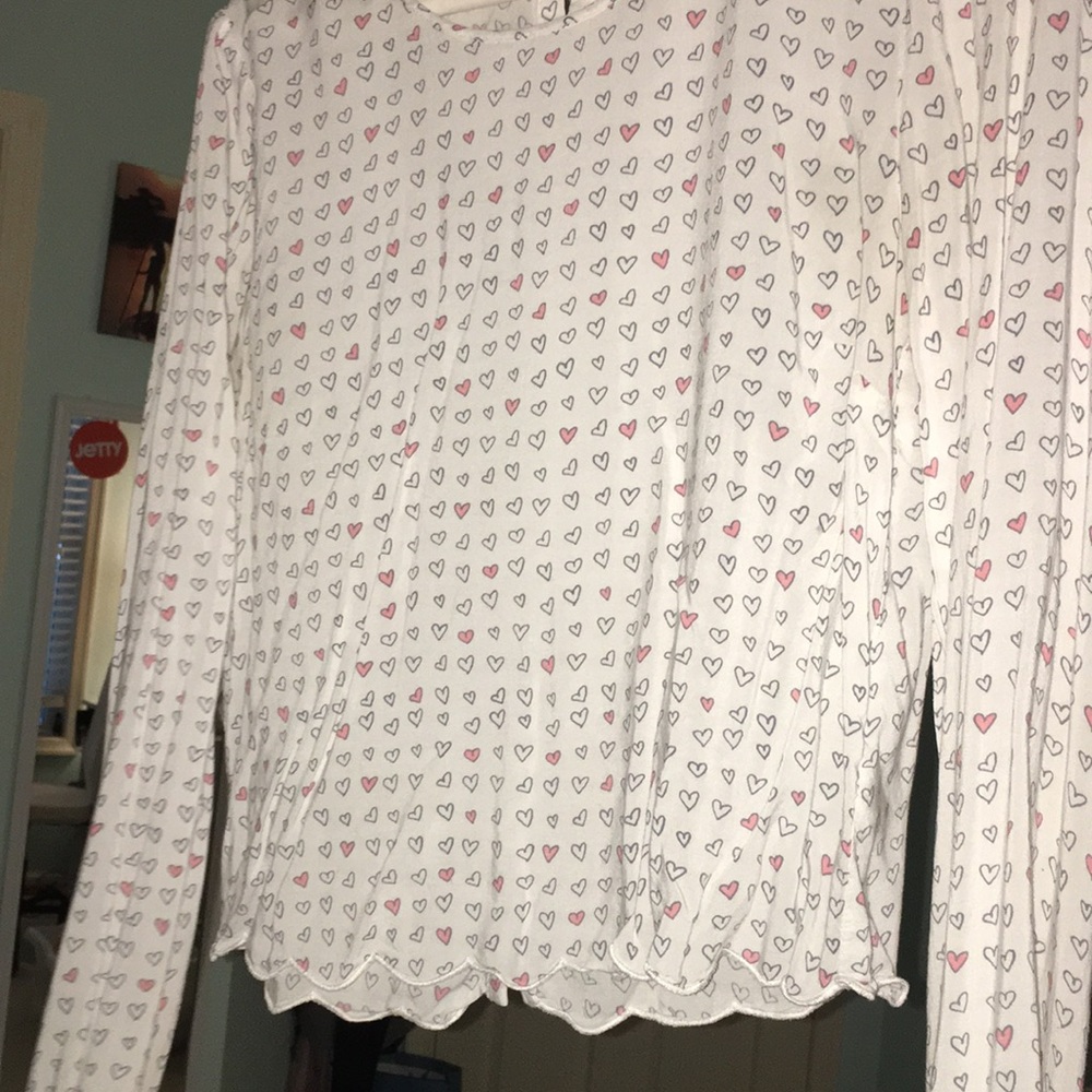 Long sleeve heart shirt